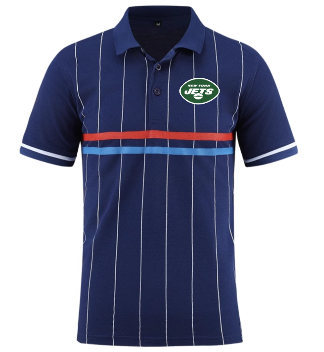 New York Jets blue Men 2025 NFL polo T shirt->nfl t-shirts->Sports Accessory